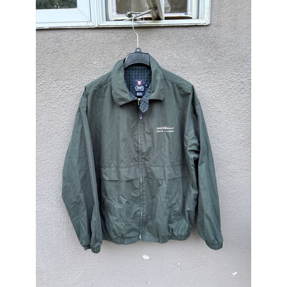 Vintage Chaps Ralph Lauren Golf Jacket Size XL Green Preppy - Picture 5 of 10